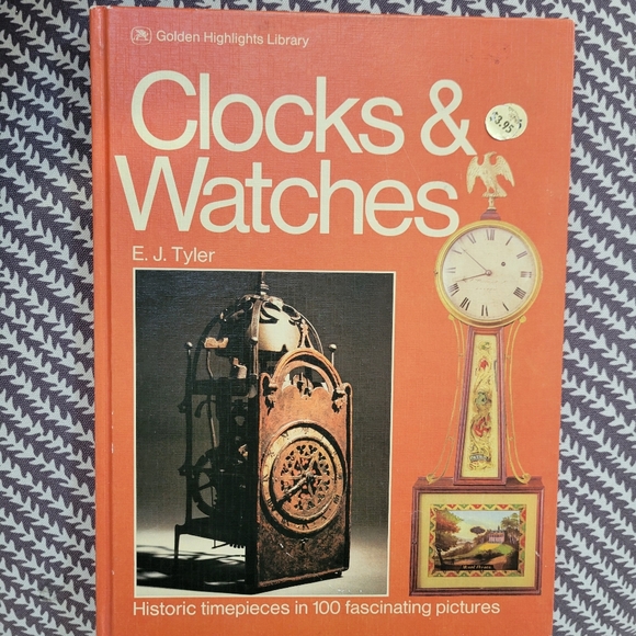 Vintage Accents Clocks Watches Book By Ej Tyler 974 Imagery Text